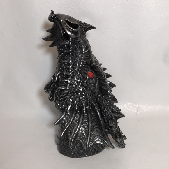 DWK 2019 Fire Dragon Head Figure Gun Metal Black Color - Picture 4 of 8